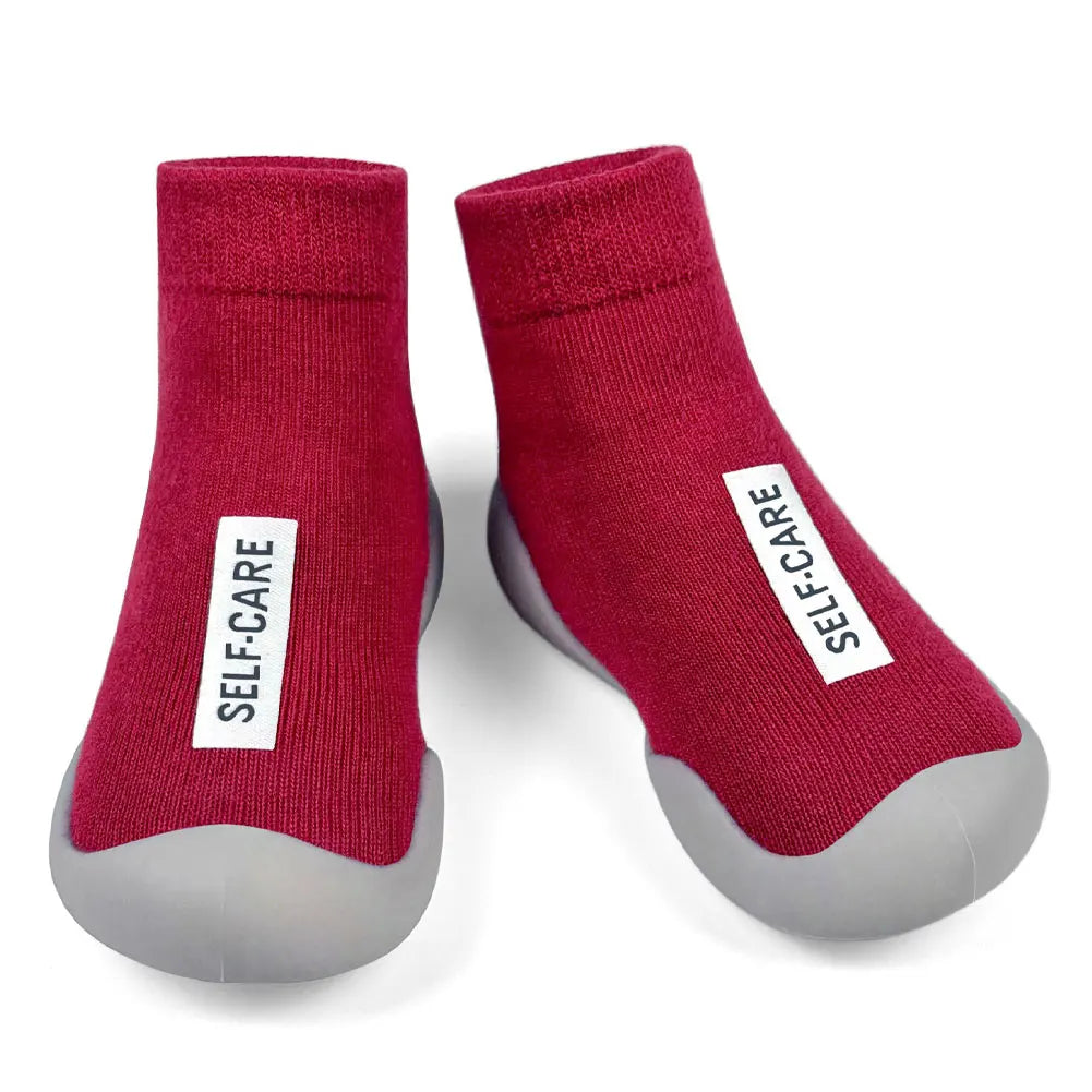 Baby Sock Shoes Non-Slip Toddler Walking Shoes Infant Floor Socks Soft Rubber Sole First Walker Breathable Booties Boys Girls