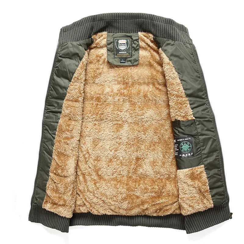 2021 Large Size 5XL Winter Fleece Thick Warm Vest Men Casual Outwear Sleeveless Jacket Male Waistcoat Multi Many Pocket Vest