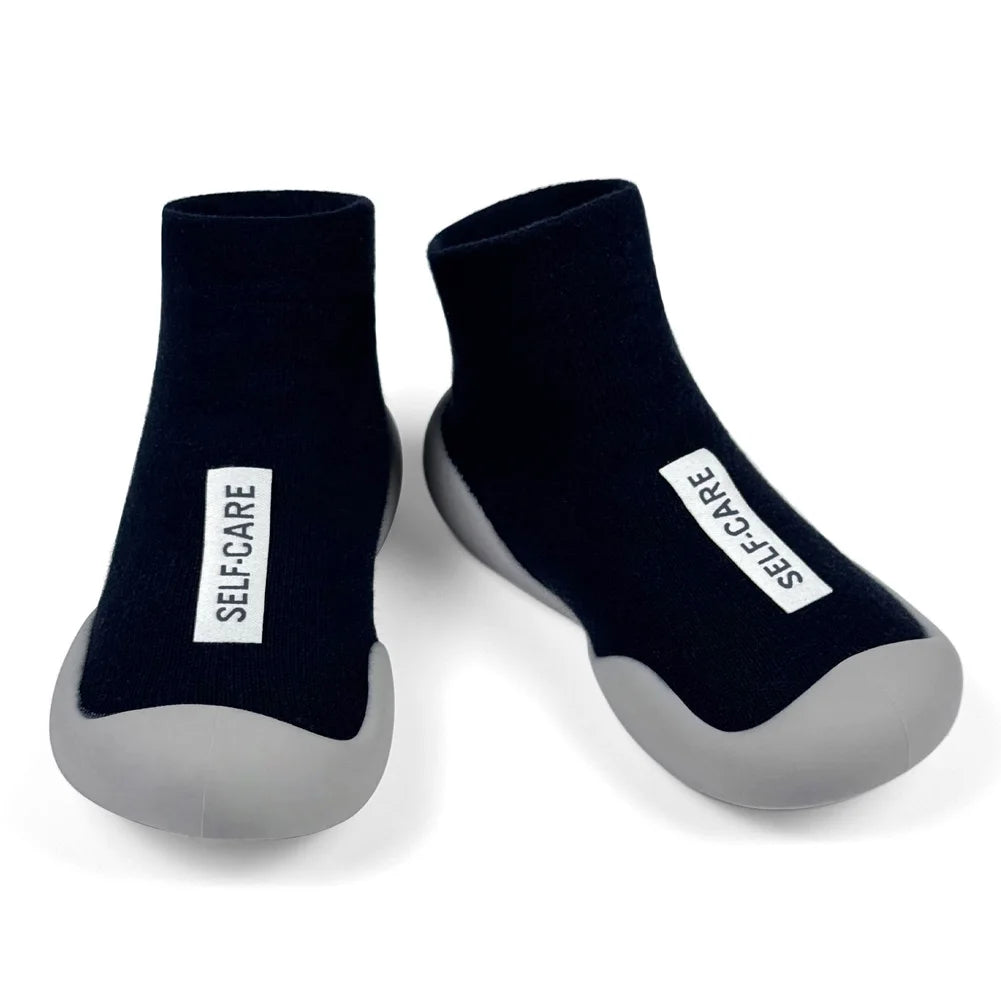 Baby Sock Shoes Non-Slip Toddler Walking Shoes Infant Floor Socks Soft Rubber Sole First Walker Breathable Booties Boys Girls