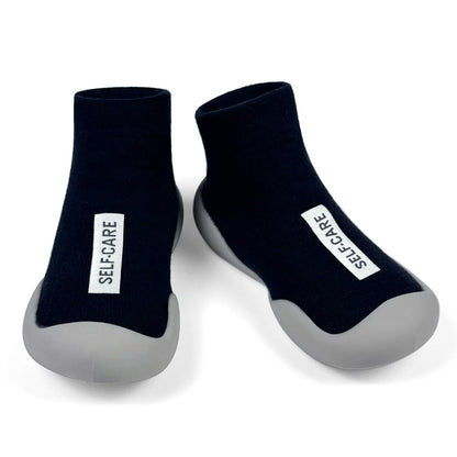 Baby Sock Shoes Non-Slip Toddler Walking Shoes Infant Floor Socks Soft Rubber Sole First Walker Breathable Booties Boys Girls