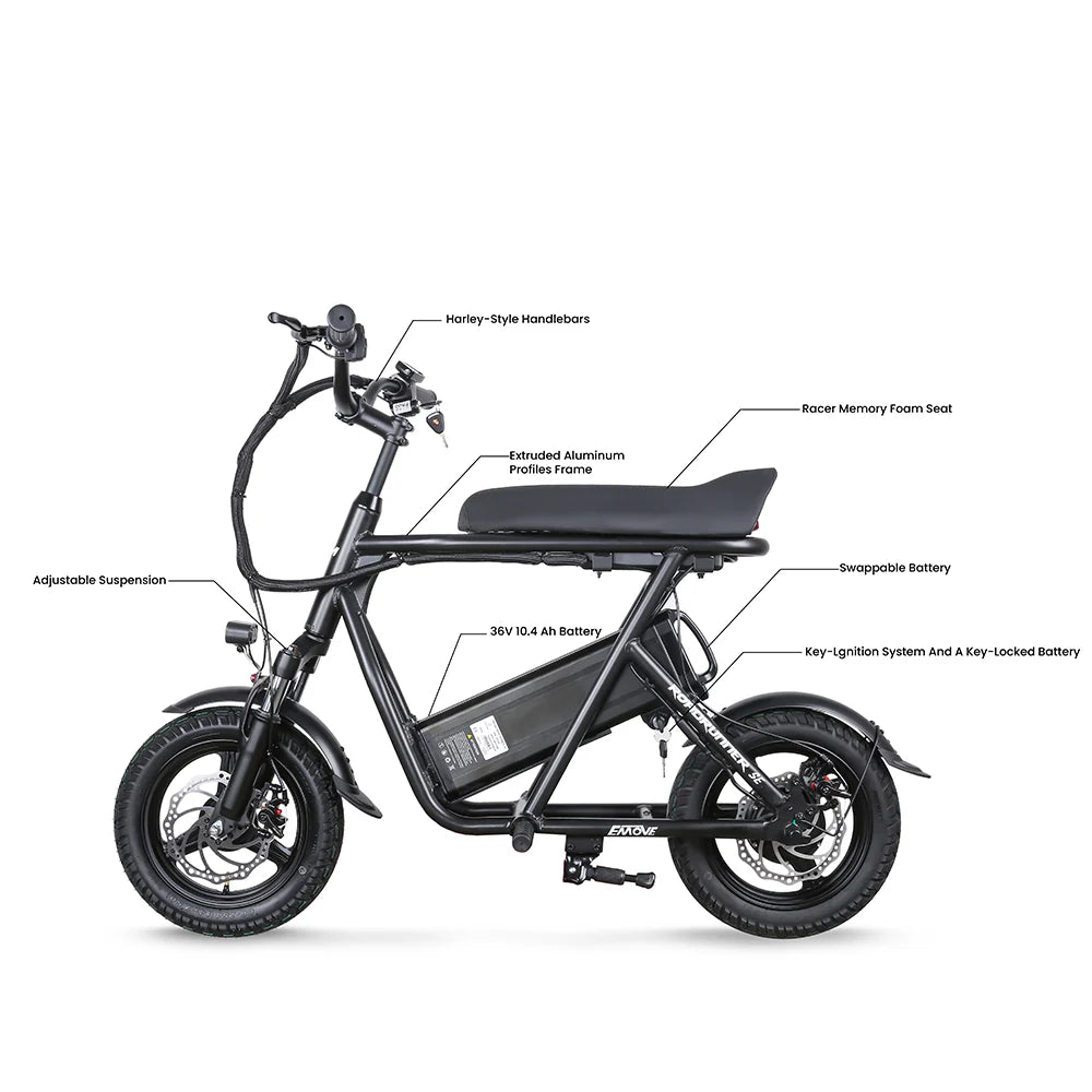 Roadrunner SE Ultra Light-Weight Seated Electric Scooter Bike