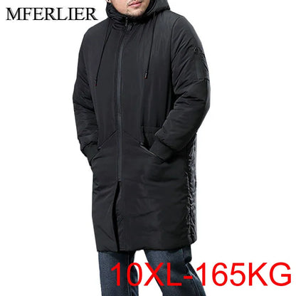 Autumn Winter Jackets Men 10XL Bust 162Cm 5XL 6XL 7XL 8XL 9XL plus Size Cotton Loose Jackets