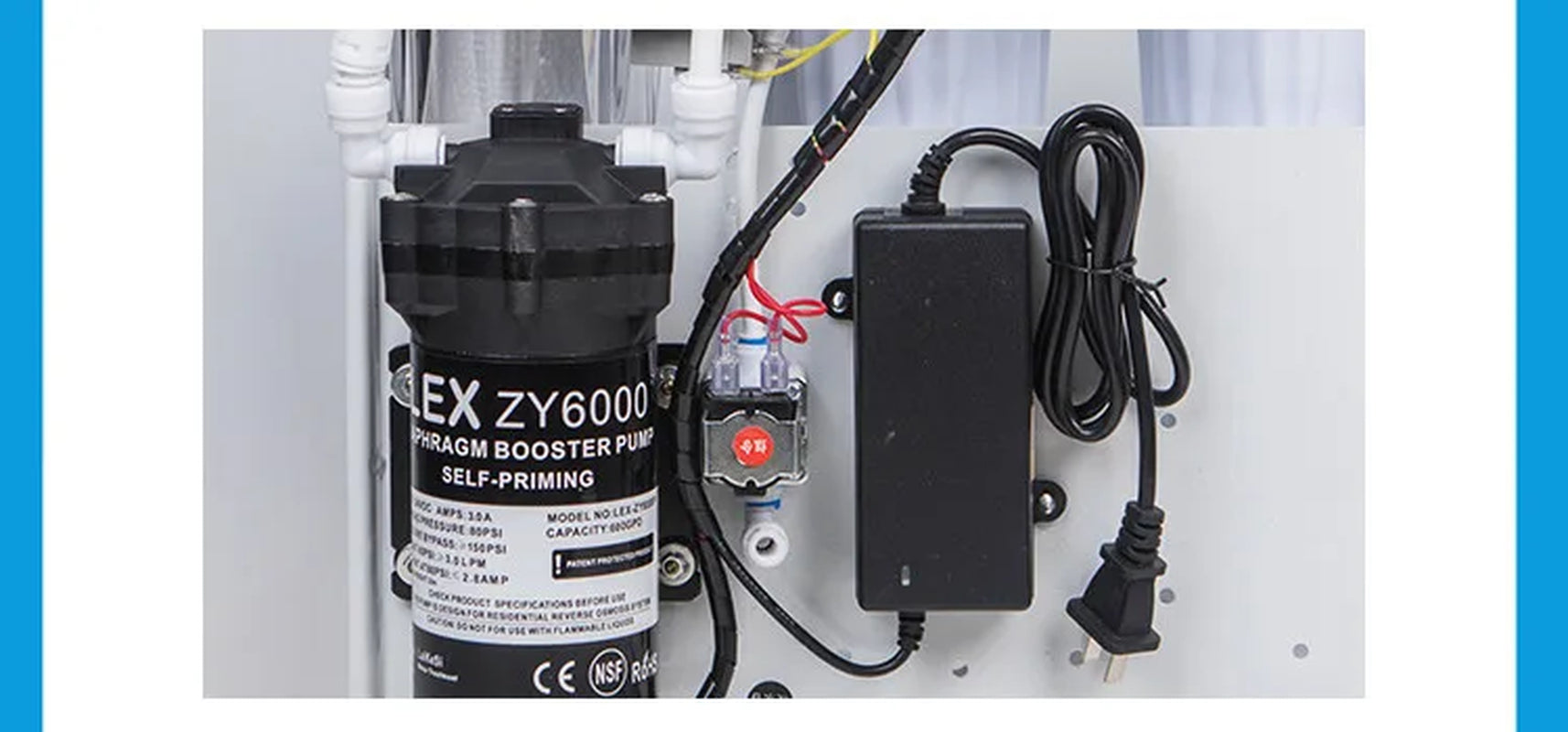 400/600Gpd Water Purifier Reverse Osmosis System Pure Water Machine Reverse Osmosis Water Filter Automatic Flush Aquarium System