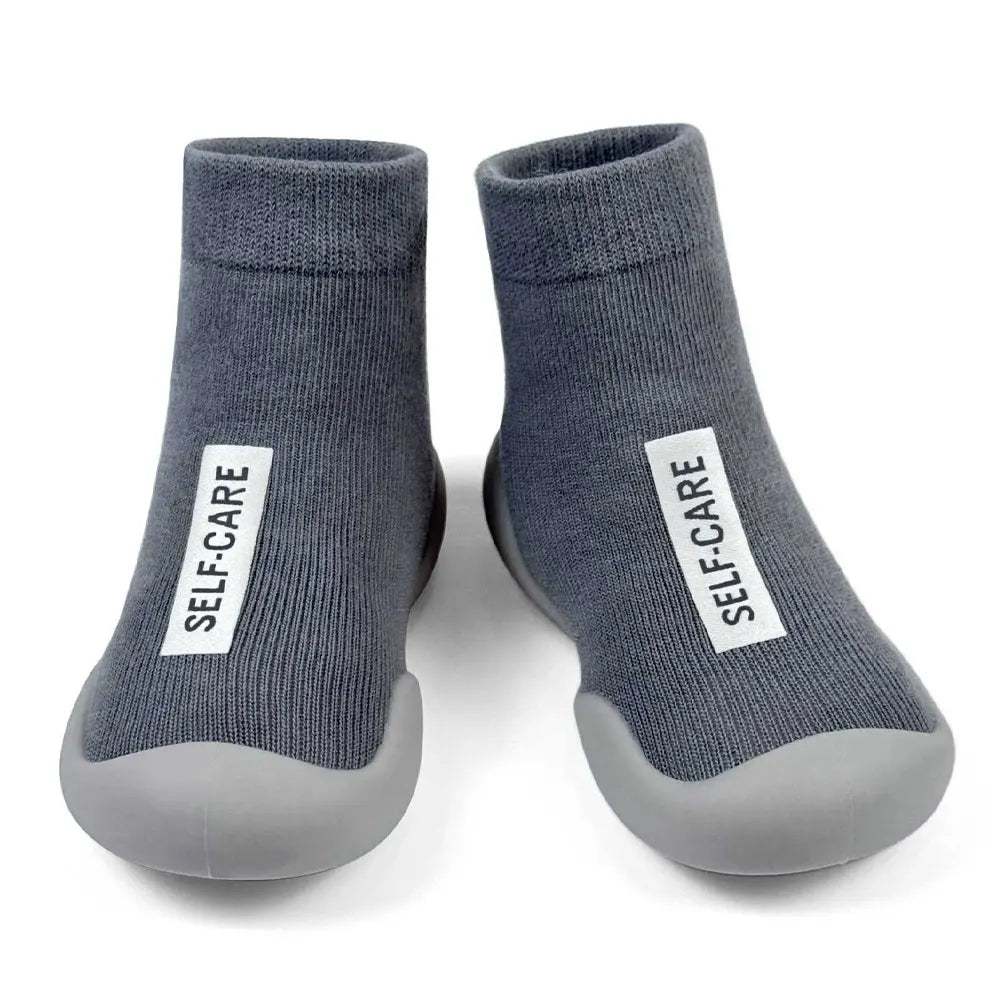 Baby Sock Shoes Non-Slip Toddler Walking Shoes Infant Floor Socks Soft Rubber Sole First Walker Breathable Booties Boys Girls