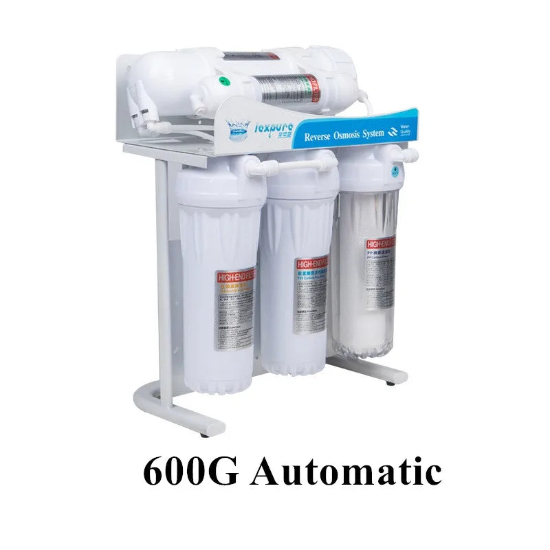 400/600Gpd Water Purifier Reverse Osmosis System Pure Water Machine Reverse Osmosis Water Filter Automatic Flush Aquarium System