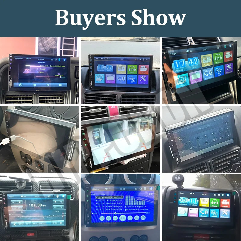 7 Inch 1 Din Car Radio HD Touch Screen Multimedia Player Carplay Android Auto Universal Bluetooth Mirror Link FM Aux